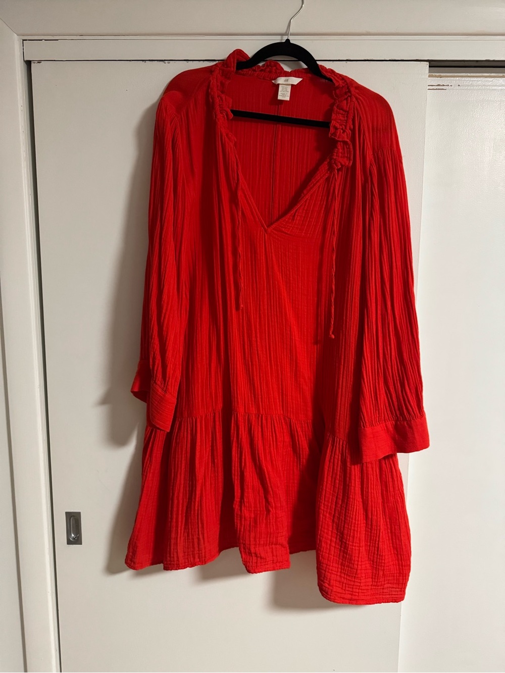 H&M Red Tie Coverup